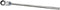 Astro Tools 78218 Extra-Long Flex Head Ratchet Wrench for 1/2" Nano Sockets