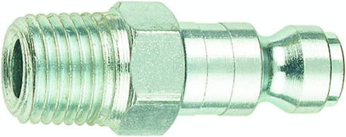 Tru-Flate 12-125 1/4" T Design x 1/4" MNPT Steel Plug by Tru-Flate