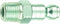 Tru-Flate 12-125 1/4" T Design x 1/4" MNPT Steel Plug by Tru-Flate