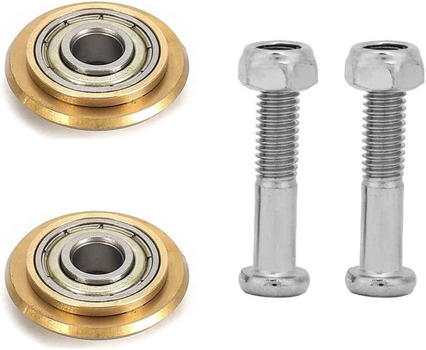 2 Pack Premium Tungsten Carbide Tile Cutter Wheel Replacement, 22 6 6mm Scoring Blade with Bolt Lock Nut for Ceramic