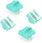Ecraft Paper Trimmer Replacement Blades, Automatic Security Safeguard Paper Cutter Blade Refills Mint Green (4 Pack)