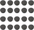 20PCS Round Plastic End Caps 14mm Round Tube Plug Black Insert Plugs