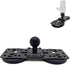LycoGear 65mm 1 inch Industrial Strength Metal Alloy Dual Diameter Round Heavy-Duty Magnetic Base with Size B AMPS Ball