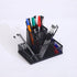 Desk Organizer, Desktop Mesh Pen Pencil Holder Caddy with 4 Compartments for Office, Home, School Supplies