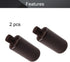 Othmro 2Pcs 33.8oz Plastic Containers - 1000ml Small Mouth Liquid Solid Storage Bottles, Brown