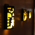 3AA Included),3 Pack WRalwaysLX Decorative Lanterns with Timer, Candle Light Flameless Candles Indoor/Outdoor Wall