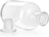 250ml Glass Reagent Bottle, Narrow Mouth Borosilicate Glass with Standard Ground Glass Stopper, Clear
