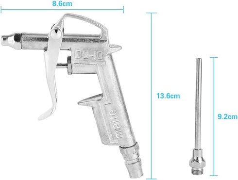 Haofy Air Blow Gun DG-10, Industrial Pneumatic Air Compressor Accessory with Air Flow Nozzle