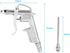 Haofy Air Blow Gun DG-10, Industrial Pneumatic Air Compressor Accessory with Air Flow Nozzle