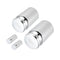 uxcell Gram Calibration Weight Set, 5g 200g 500g M1 Precision Chrome Plated Steel for Digital Balance Scales