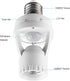 Bulb E26/E27 Bulb Room(4pack) PIR Motion Sensor Light Socket Smart Screw in Light Outlet Compatible with Motion