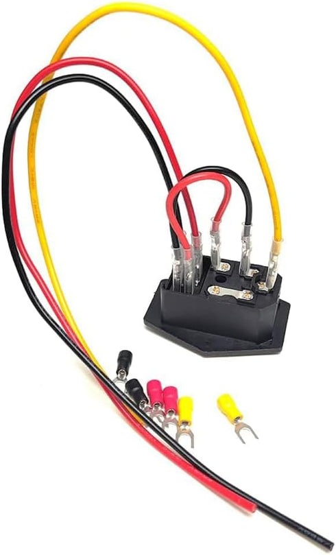 Rocker Switch Power Socket Inlet Module Plug with 4.9ft Power Cord and 10A Fuse Switch 10A 250V 3 Pin IEC320 C14