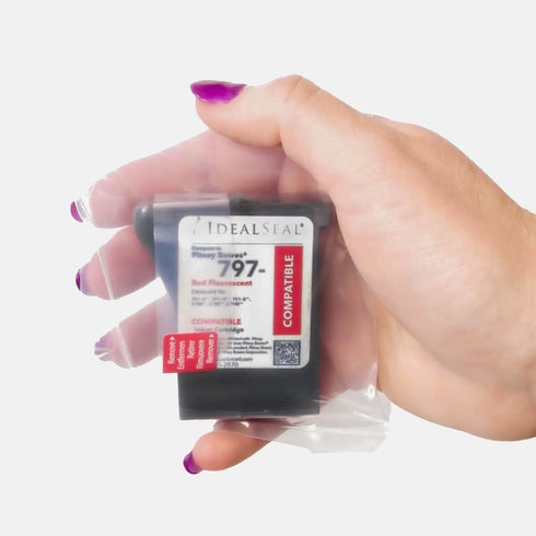 IDEALSEAL Twin Pack Compatible Replacement for PB Ink k7m0 Cartridge for PB Postage Machine