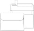 Ohuhu A7 Printable White Envelopes 250 Pack, Quick Self Seal for 5x7 Cards, Perfect for Christmas, Weddings,
