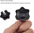 HAHIYO Hex Handle Threaded Knobs, M6 20mm Screw Length, Clamping Handgrip Nut Screw for Table Stand Deck (2pcs)