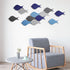 8 12.20X6.69X0.70In MAGICLULU Pcs Fish Felt Tiles Self-Adhesive Bulletin Board Decorative Wall Stickers for Office Home