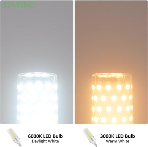 4 Pack E12 Bulbs, 16W Bulbs 100 3000K, 1500lm, Non-Dimmable, Bulbs LED Candelabra LED Light Watt Equivalent, Warm White
