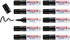 edding 0.5 Mini Permanent Marker, Black, 10 Marker Pens, Fine Round Nib, Waterproof, Quick-Drying, Smudge-Proof