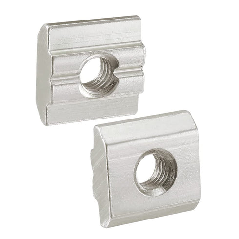 uxcell Slide in T-Nut, M6 Threaded for 3030 Series Aluminum Extrusions, Pack of 20