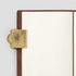 DESIGNPHIL Traveler's Notebook, Brass, Clip, Airplane Pattern 43090006