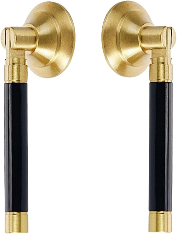 SANCHAKOU Metal Cabinet Pulls 2 Pack Chinese Shoe Cabinet Drawer Wardrobe Bedside Table