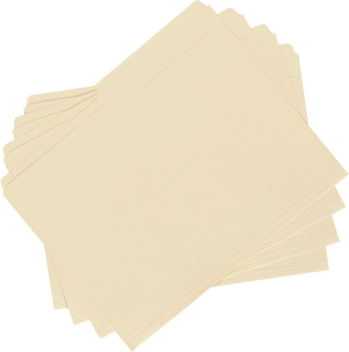 Manila File Folder, 1/3 Cut, Classic Letter Size, 12 Count