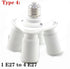 TCETVMVXR E27 3 4 6 E27 Bulb M20(Type 3) Socket to Adapter Lamp Holder Converters Base Socket Splitter LED Light Holder