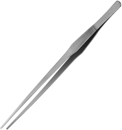 Extra Long Tweezers, 18.9 Inch, FEITA Stainless Steel Straight Tweezer Tongs for Aquarium Plants