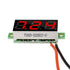 diymore 10pcs Mini Digital Voltage Meter DC 2.5~30V 0.28" Digital Voltmeter Gauge with Red LED Display