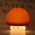 YEEFIGRO Cute Baby Night Light for Kids,Rechargeable Dimmable Silicone Nursery Toddler Mushroom