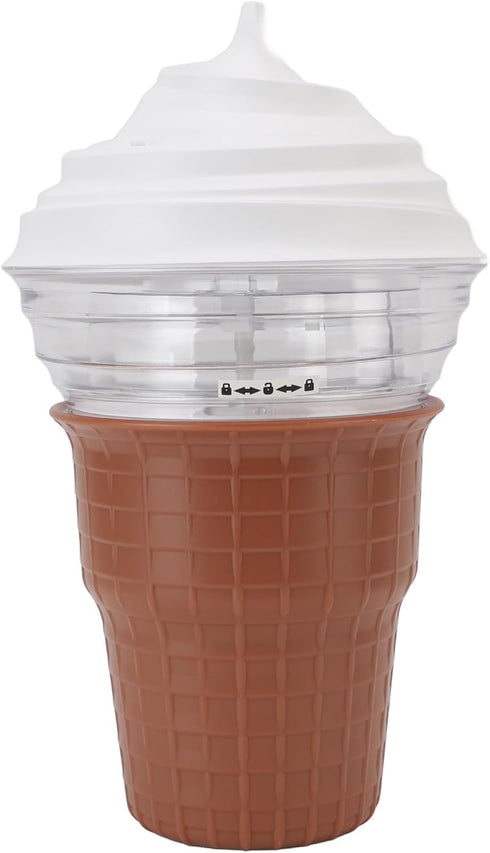 Frozen DIY Ice Cream Maker & Yogurt Machine - Easy to Use Electric Cream Machine for Homemade Sorbet, Gelato, Yogurt