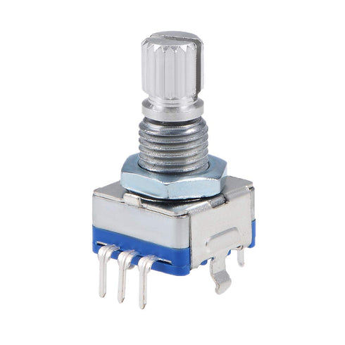 uxcell 360 Degree Rotary Encoder Code Switch Digital Potentiometer EC11 5 Pins 15mm Shaft 10pcs