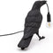 DOSEA Resin Crow Table Lamps Desk Lamp,Gothic Raven Birds Lighting Black Bird Wall