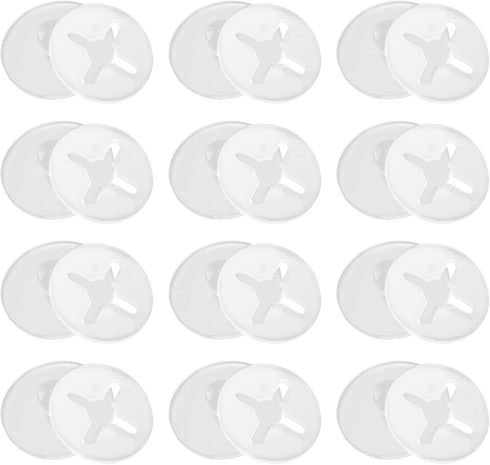 Bonsicoky Clear Running Bib Clips