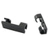 Pro Bamboo Kitchen 60PCS 40/32mm Black Self Adhesive Cable Clamps Organiser Wire Clip Light Clip Cord Concealer Data