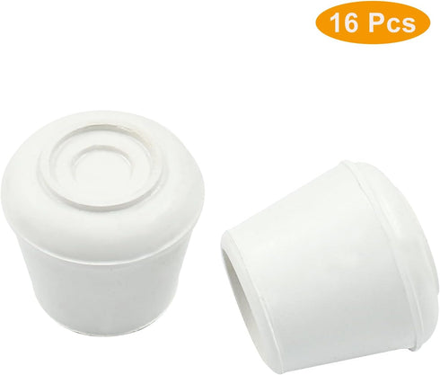 BokWin 16 3/4 Inch Pcs Chair Leg Caps Rubber End Caps Non-Slip Chair Leg Tips Caps Round Furniture Leg Floor Protectors