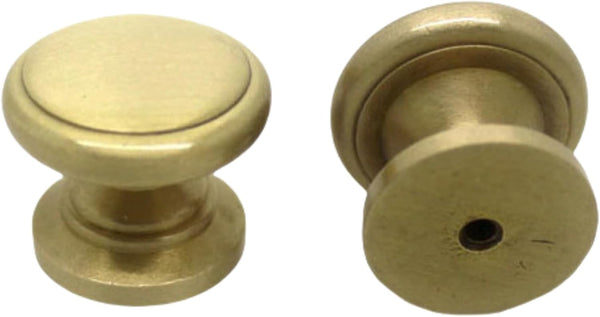SANCHAKOU Stylish Knobs 2 Pack Drawer Bedside Cabinet Handle Single Hole Round Furniture