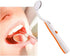 2 Pcs Dental Mirror with Light Tool - LED Lighted Teeth Inspection Mirror, Anti Fog Curve Angle
