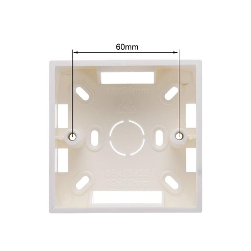 uxcell 5pcs Wall Switch Box Electrical Outlet Mounting Cassette, Single Gang, Easy Installation