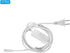 PATIKIL T4 T5 T8 LED Tube Light Power Cord, 2pcs 1.8M/6FT Extension Cable with On Off Switch for LED Lamp