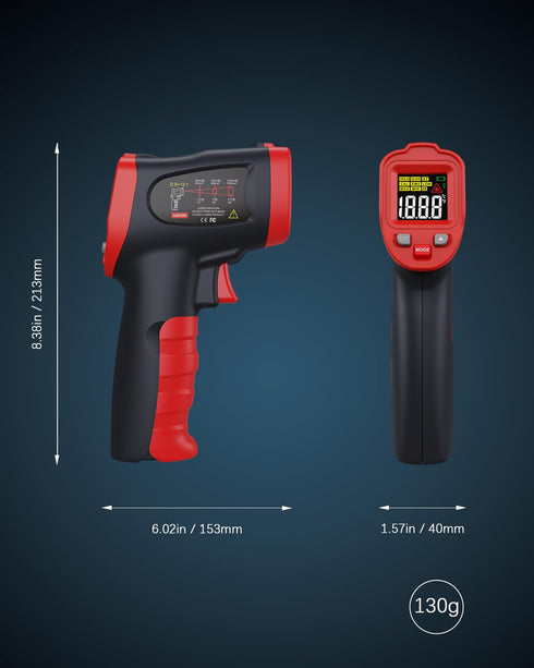 Wintact Infrared Temperature Thermometer Gun, Digital Non-Contact Laser Temp Gun for Kitchen Cooking Food