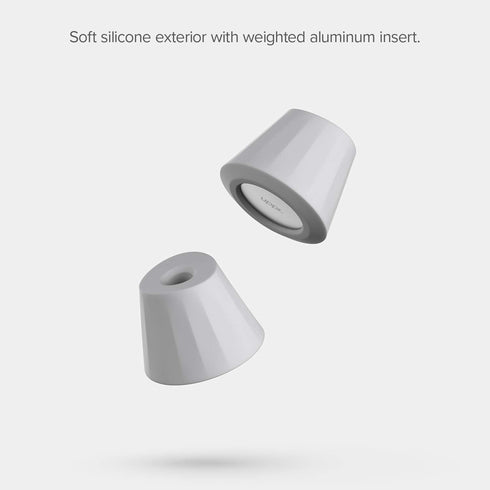 UPPERCASE Designs NimbleStand Vertical Stand for Apple Pencil with/Without Sleeve or Grip in Cloud Gray
