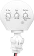 Globe Electric Wired Motion Sensor Flood Light Replacement for Outdoor Security