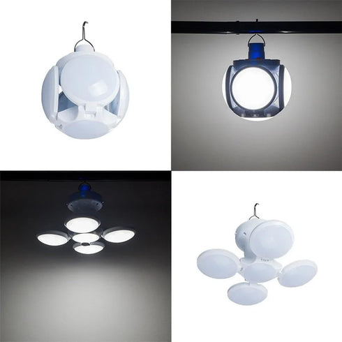 Solar Multi-Functional Emergency LED Light Bulb, USB Charging, Outdoor Ideal for Power Outage and Camping
