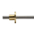 400mm T10 Tr10x2 Lead Screw and Brass Nut Kit (Acme Thread, 2mm Pitch) for 3D Printer and CNC Machine Z Axis