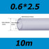 WOFICRET 10M,Clear,0.6mm*2.5mm High-Strength Silicone Tubing Thick Food Grade High Temp Pure Silicon Tube High Temp