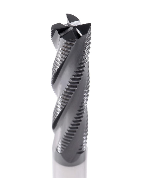 Accusize Industrial Tools 1/2'' Dia, M42 8% Cobalt Tialn Roughing End Mill, 1/2'' Shk Dia, 4 Flute, 1102-0120