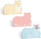 Cat Shaped Sticky Note Pad Assortment / Set of Three Feline Designs / 4" x 3" Modern Sticky Notes / Made in USA