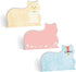 Cat Shaped Sticky Note Pad Assortment / Set of Three Feline Designs / 4" x 3" Modern Sticky Notes / Made in USA