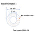 1mm 2mm 20 Hooshing Silicone Tubing ID x OD Ft Food Grade Flexible Pure Silicone Rubber Tubing Hose High Temp for Home